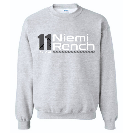 Team 11 Crewneck Sweatshirt - Light Mono