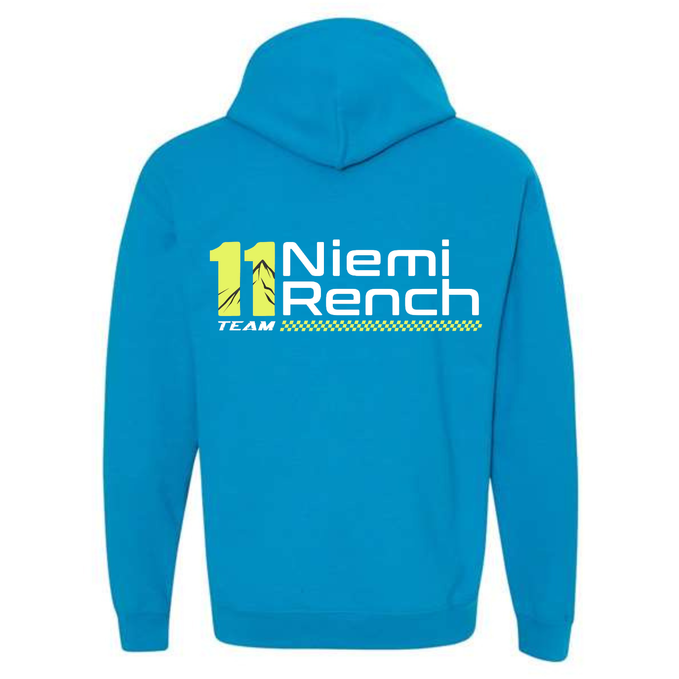 Team 11 Graphic Hoodie - Blue/Green