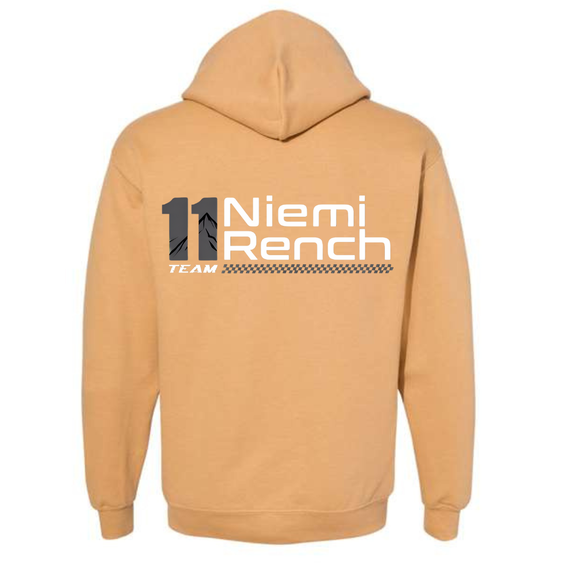 Team 11 Graphic Hoodie - Copper Gold