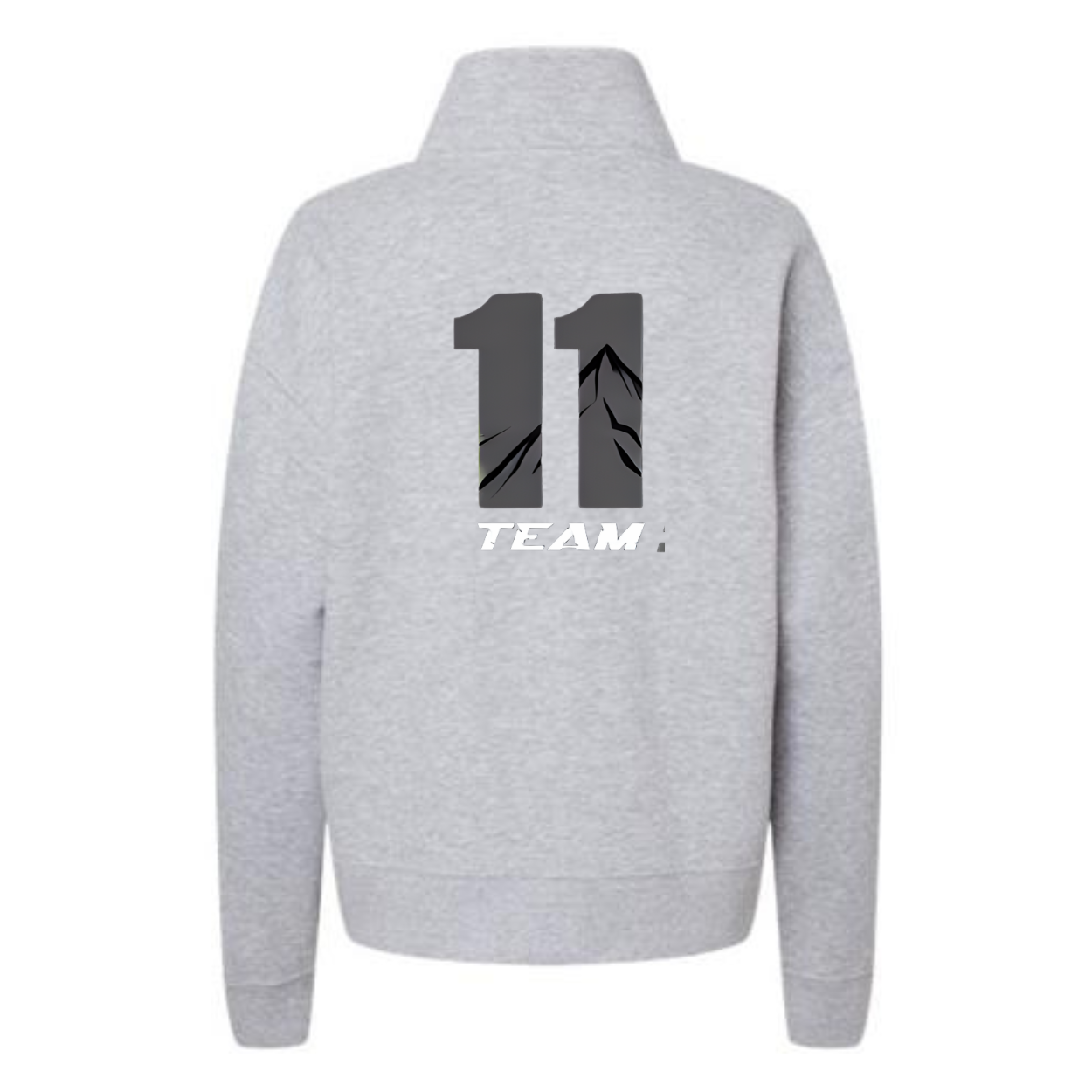 Team 11 Quarter Zip - Light Mono