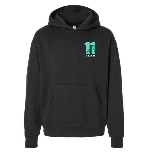 Team 11 Graphic Hoodie - Teal