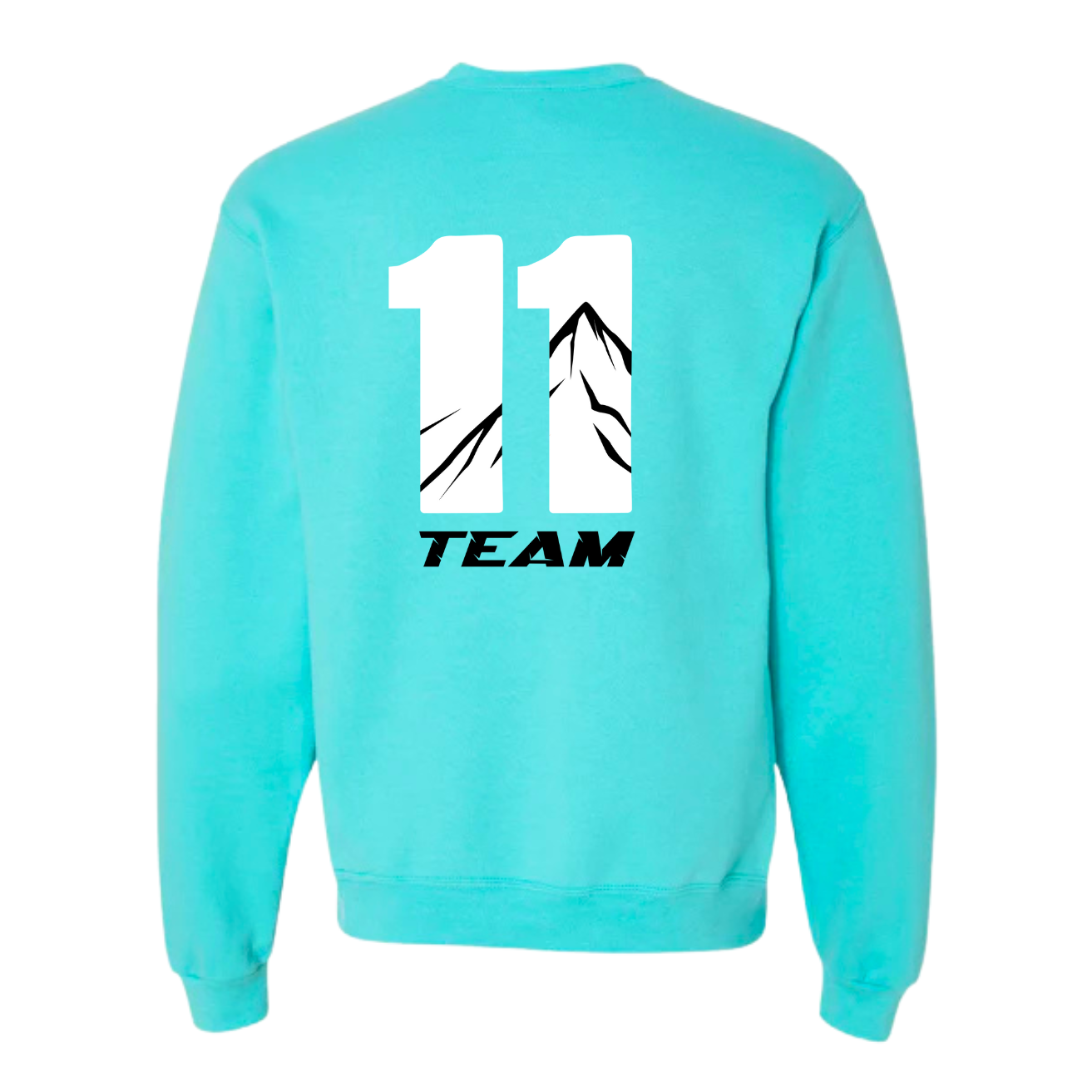 Team 11 Oversized Crewneck Sweatshirt - Neon Multi